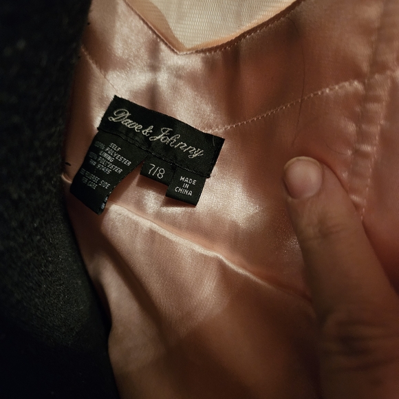 Dave & Johnny Pink Beaded Homecoming Prom Ball Dress size 7/8 nwt - Picture 7 of 7